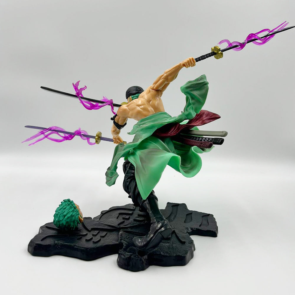 One Piece Zoro Action Figure 19cm (Two Heads)