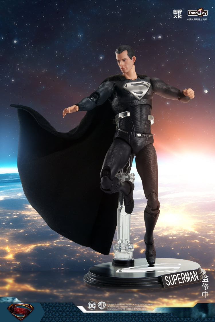 FondJoy DC Black Superman 1/9 scale Action Figure