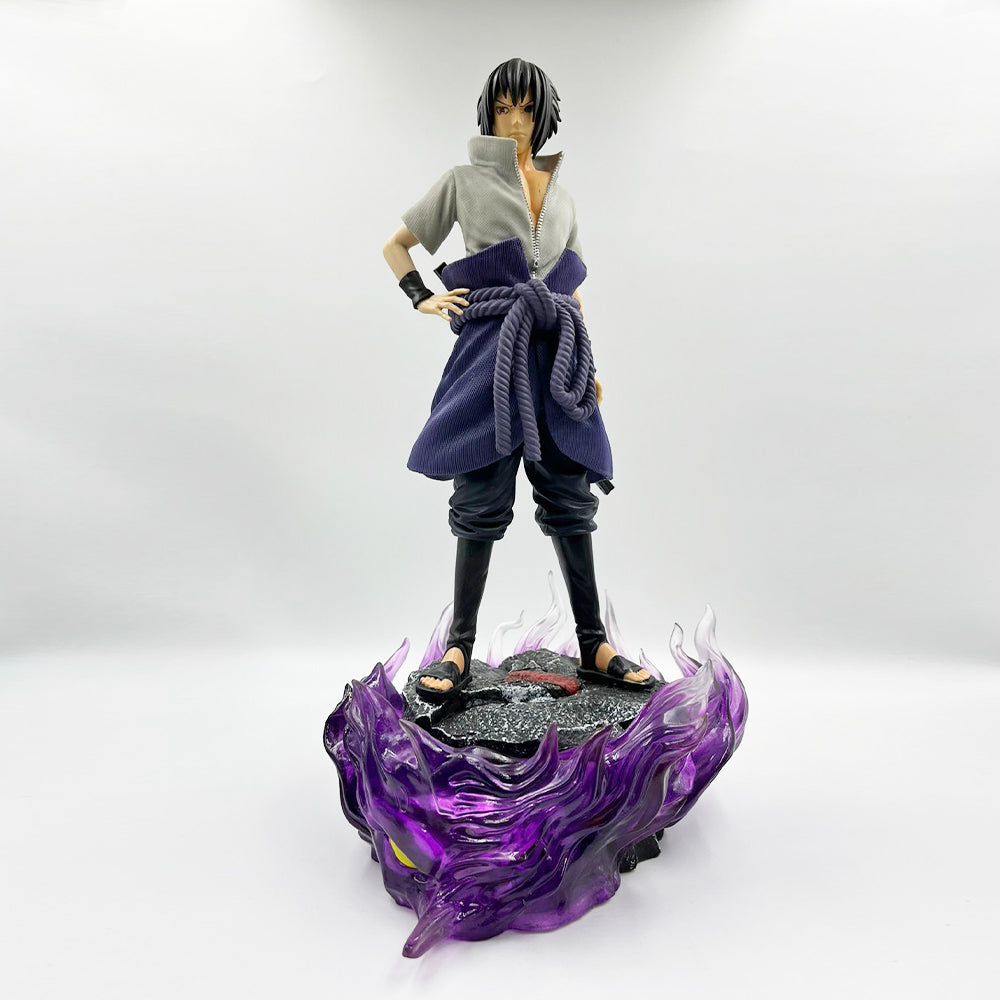 Naruto Sasuke Uchiha 45cm Action Figure (With Lights on base)