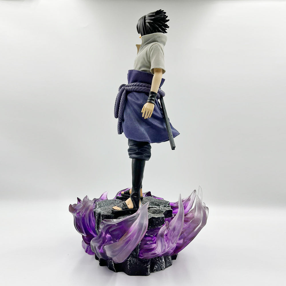 Naruto Sasuke Uchiha 45cm Action Figure (With Lights on base)