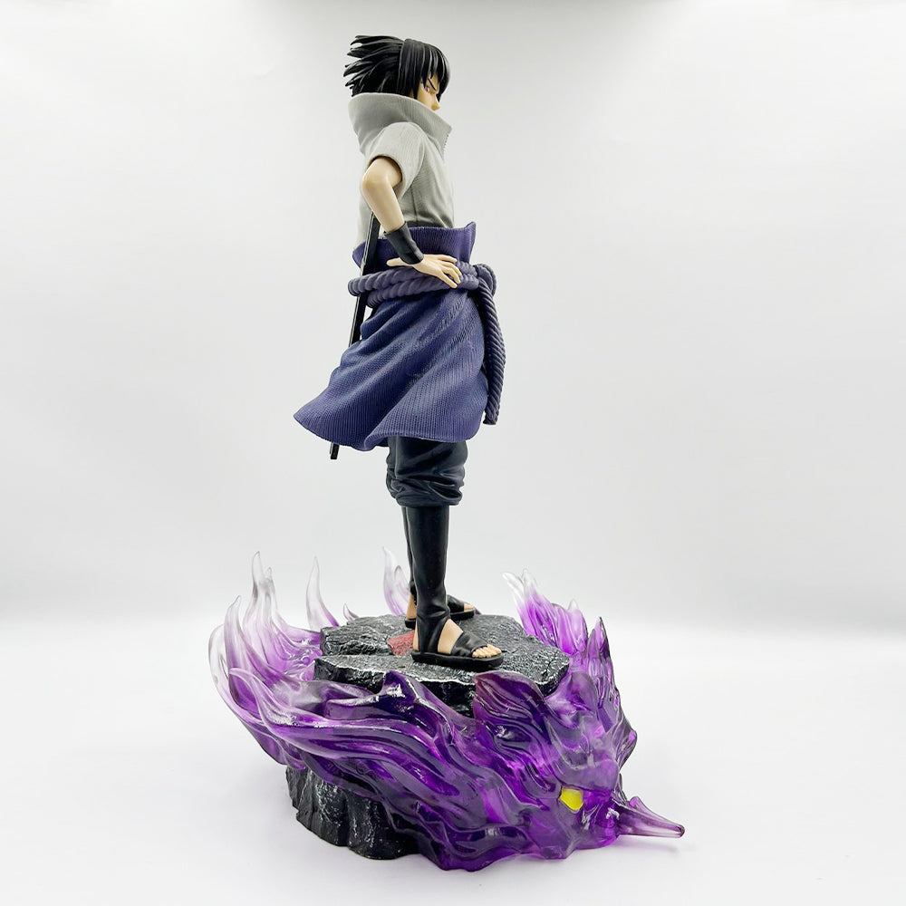 Naruto Sasuke Uchiha 45cm Action Figure (With Lights on base)
