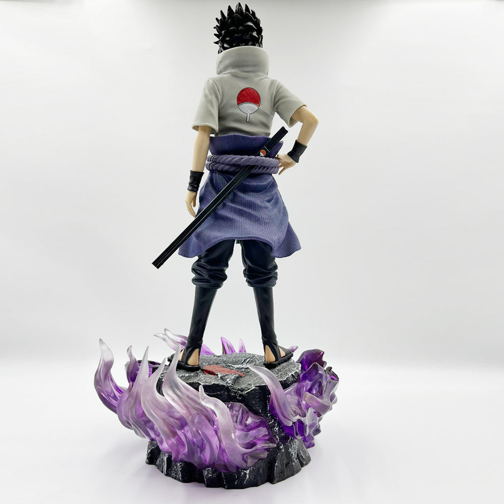 Naruto Sasuke Uchiha 45cm Action Figure (With Lights on base)