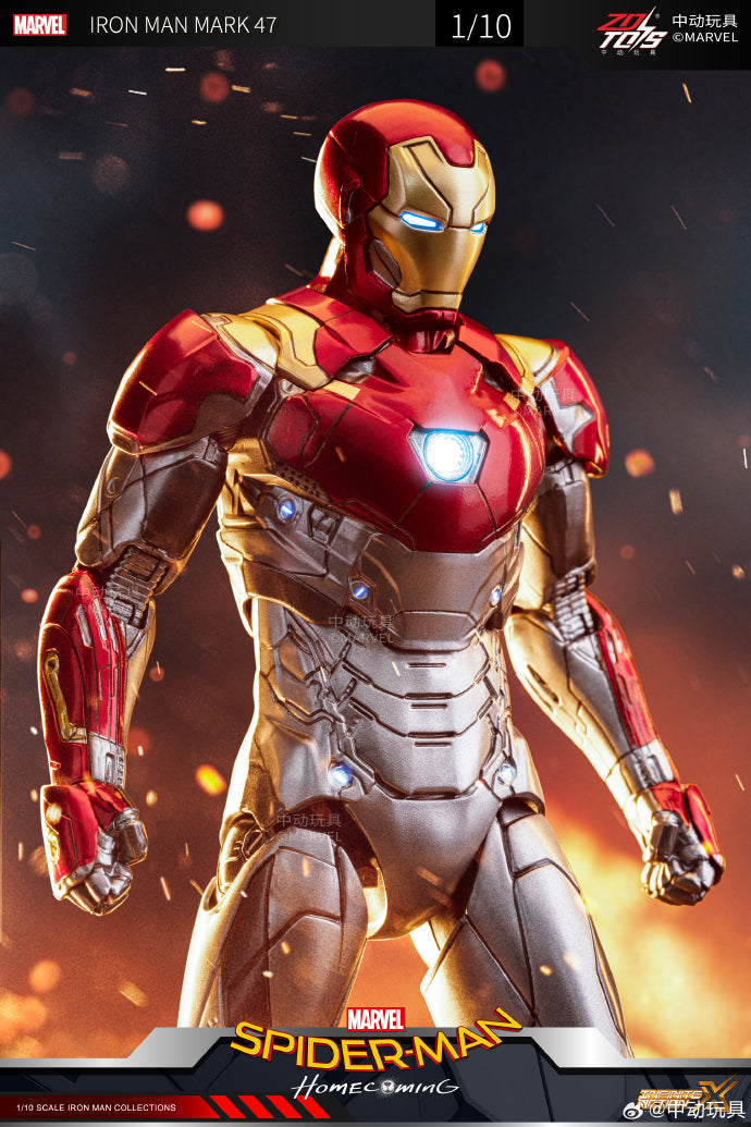 Marvel 10th Anniversary Edition - Iron Man MK47 not glow 1/10 Action Figures