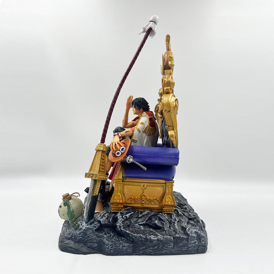 One Piece Portgas D Ace On Throne White Beard 30cm Action Figure