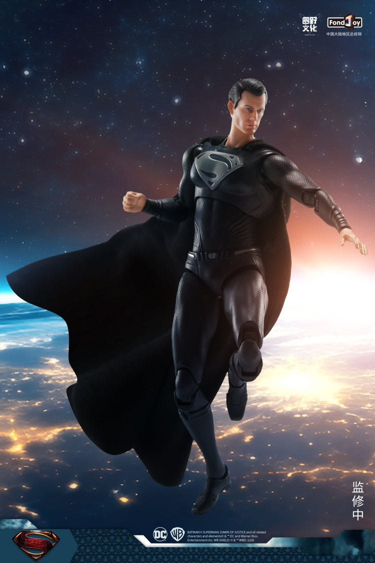 FondJoy DC Black Superman 1/9 scale Action Figure