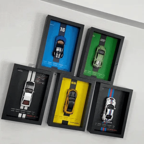 MiniAuto 1: 32 Diecast Metal 3D Car Frame Car Model (AE86)