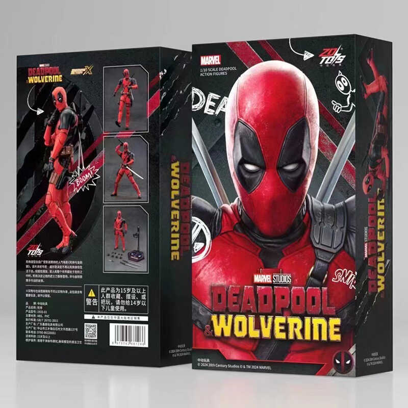ZD Toys 1/10 Deadpool Action Figure