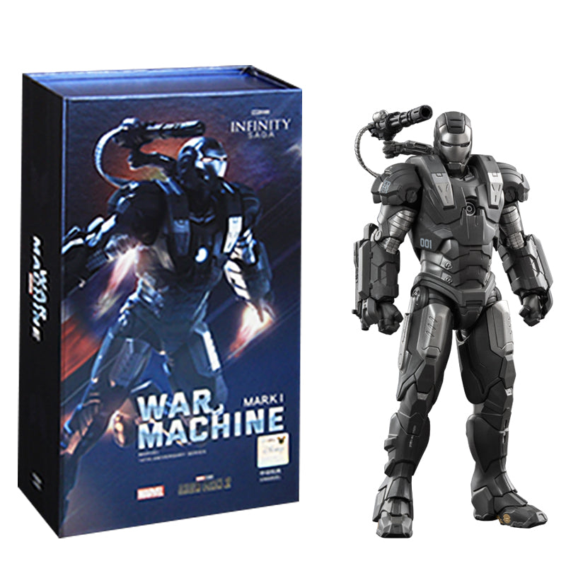 Marvel 10th Anniversary Edition - War Machine MK1 not glow 1/10 Action Figures