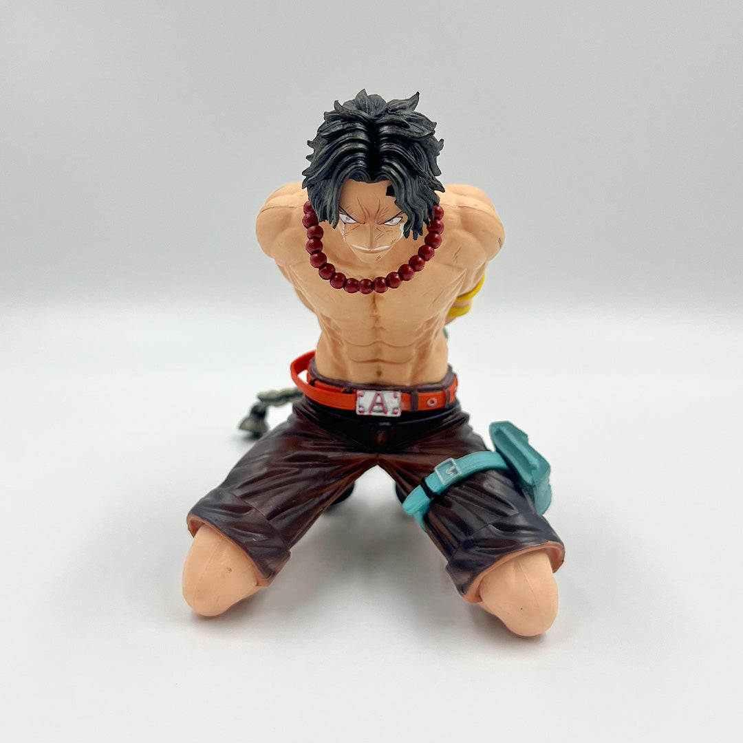 One Piece Portgas D Ace Kneeling Position 15cm Action Figure