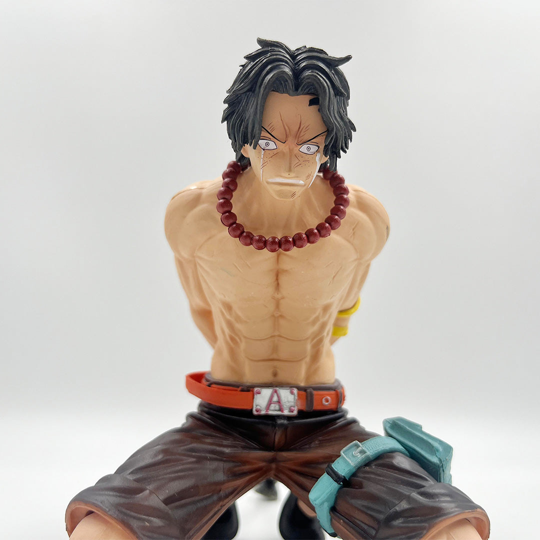 One Piece Portgas D Ace Kneeling Position 15cm Action Figure