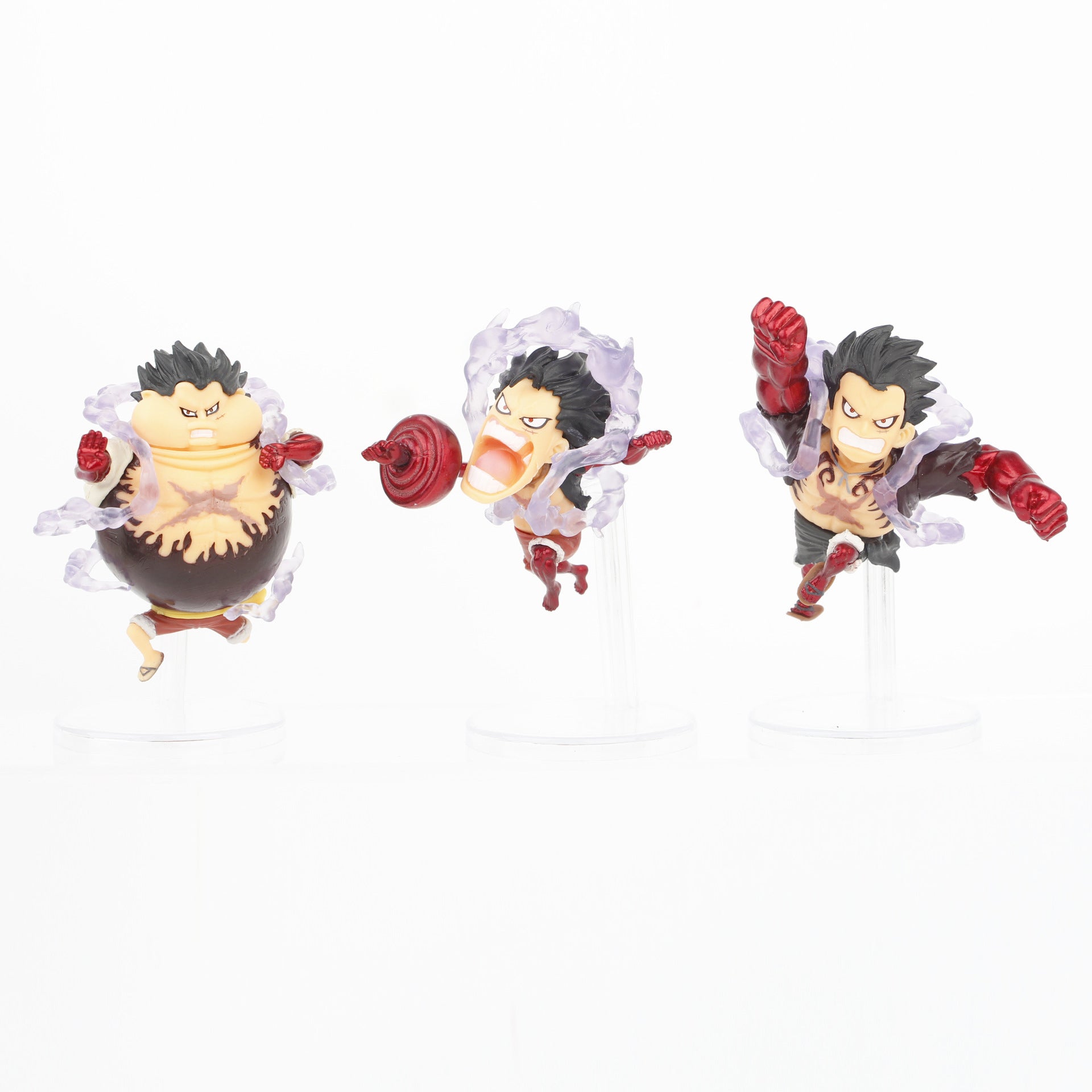 One Piece Monkey D. Luffy Gear 4 Cute Ornament 5pcs 11cm