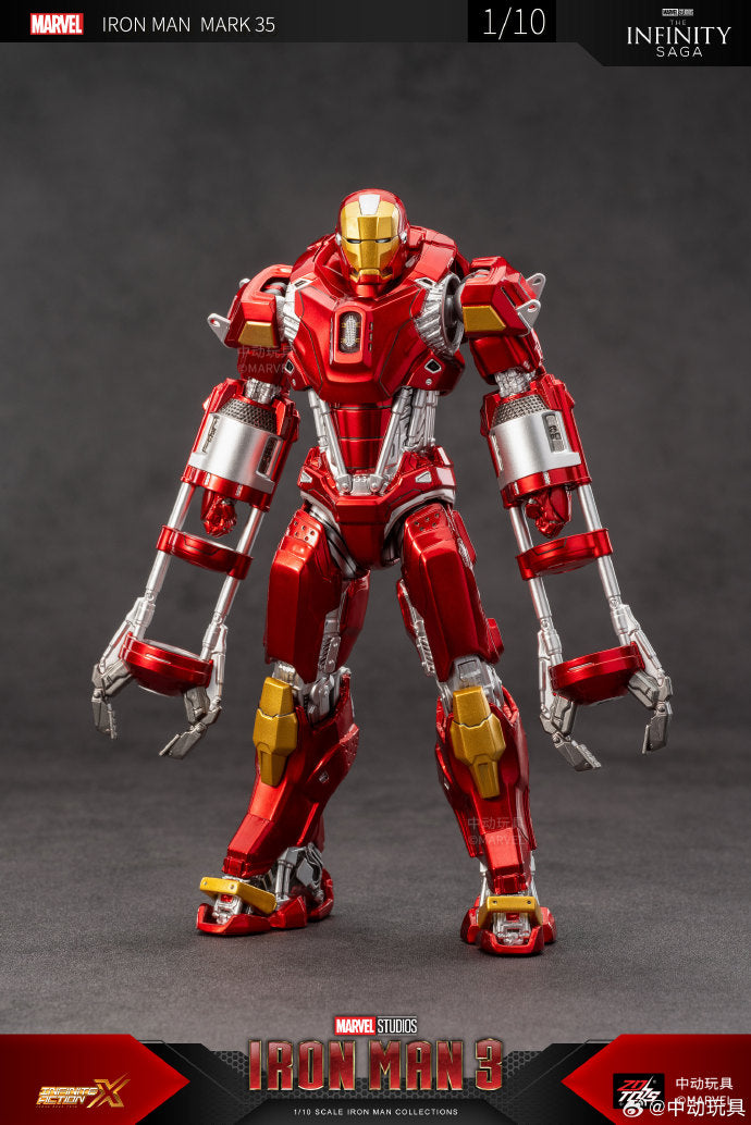 Marvel 10th Anniversary Edition - Iron Man MK35 not glow 1/10 Action Figures