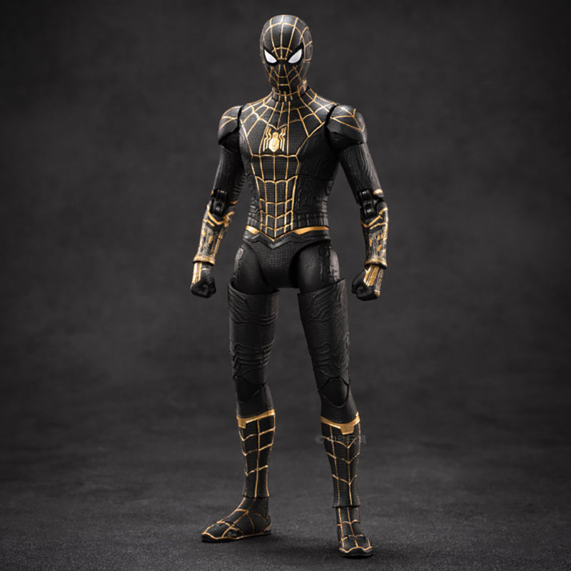 Spider Man-No Way Home Black and Gold Spider-Man 1/10 Action Figures
