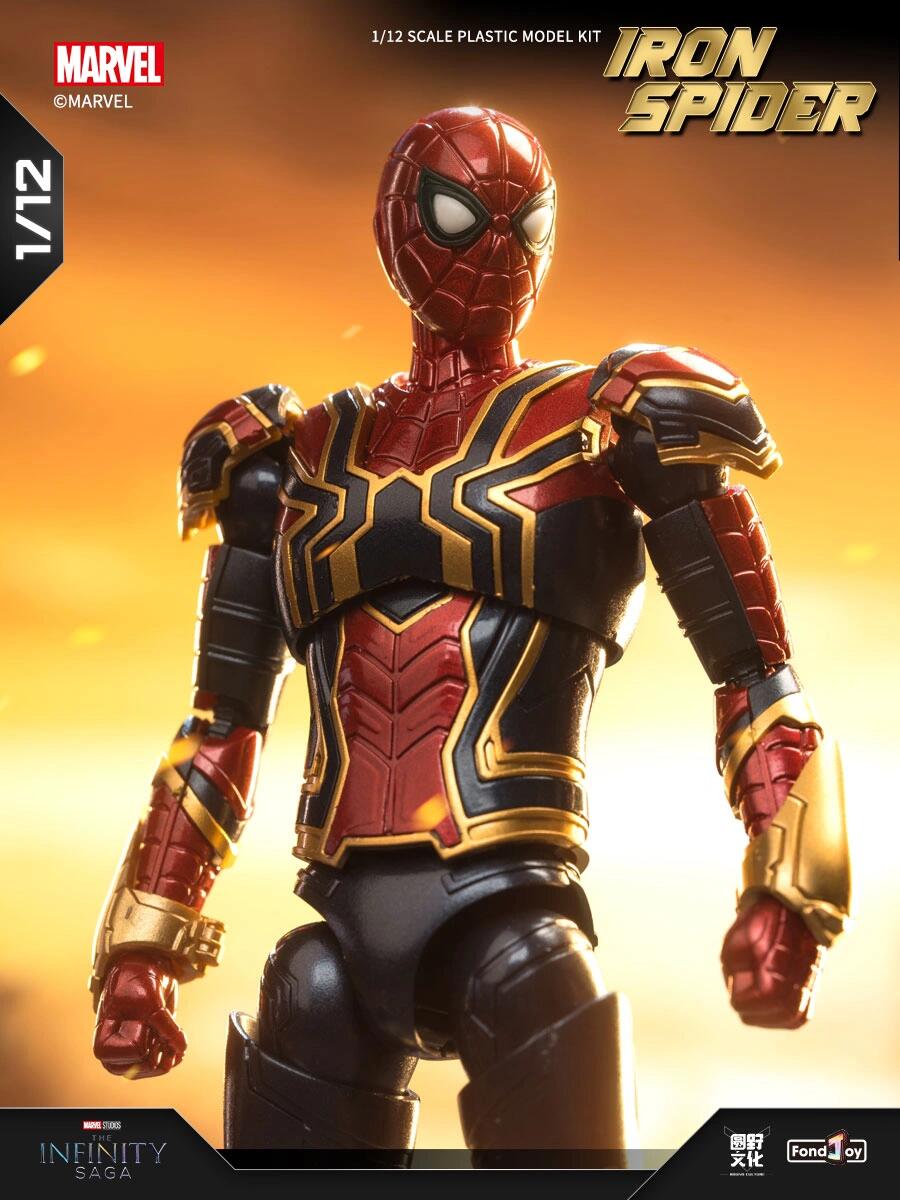 Fondjoy 1/12 Scale Infinity Saga Iron Spider Plastic Model Kit (DIY)