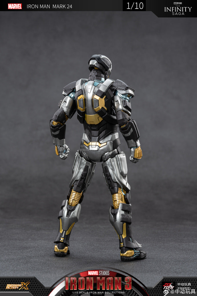 Marvel 10th Anniversary Edition - Iron Man MK24 not glow 1/10 Action Figures