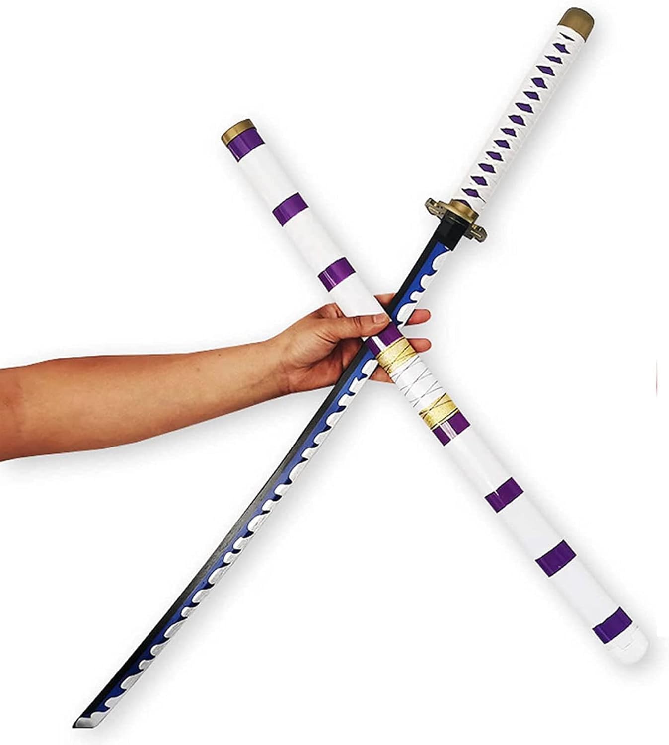 One Piece Luffy Life Size Nidai Kitetsu Replica Wooden Katana 104 cm