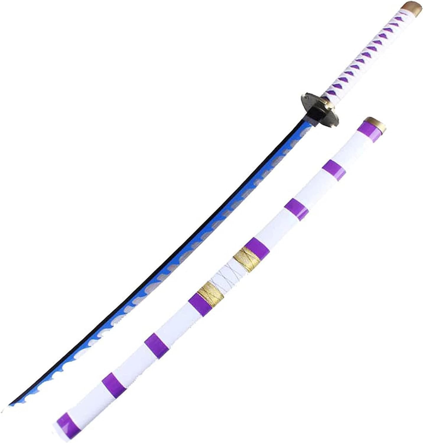 One Piece Luffy Life Size Nidai Kitetsu Replica Wooden Katana 104 cm