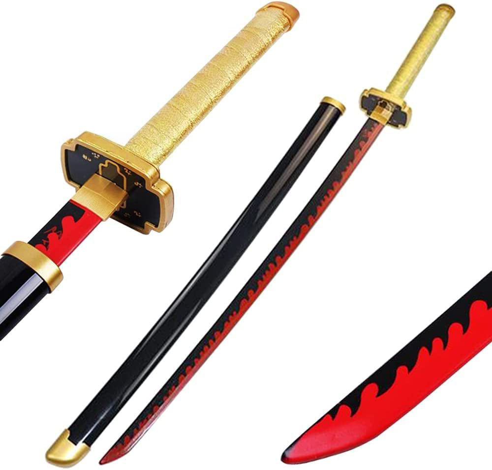 Demon Slayer Tsugikuni Yoriichi Nichirin Wooden Katana 105 Cms