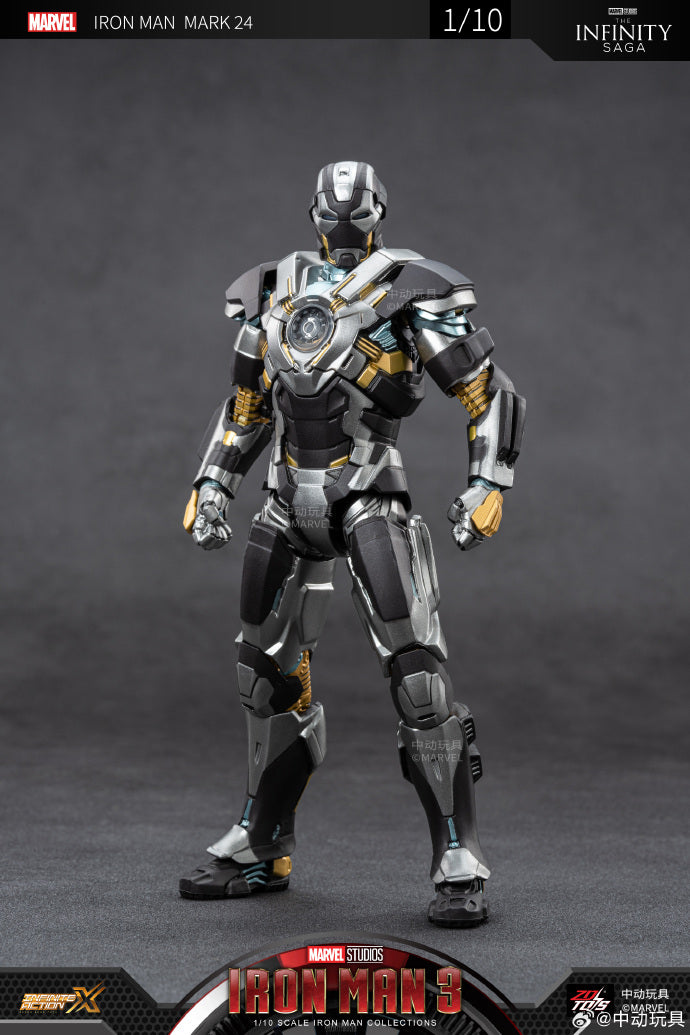 Marvel 10th Anniversary Edition - Iron Man MK24 not glow 1/10 Action Figures
