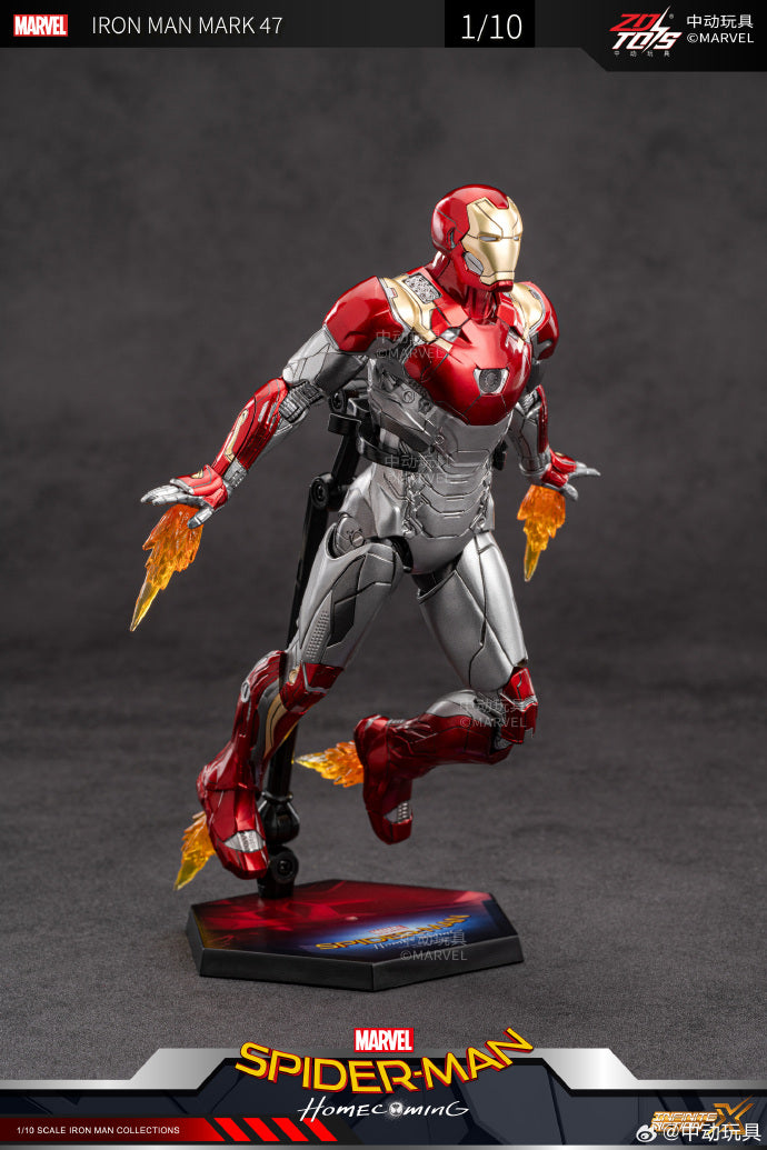 Marvel 10th Anniversary Edition - Iron Man MK47 not glow 1/10 Action Figures
