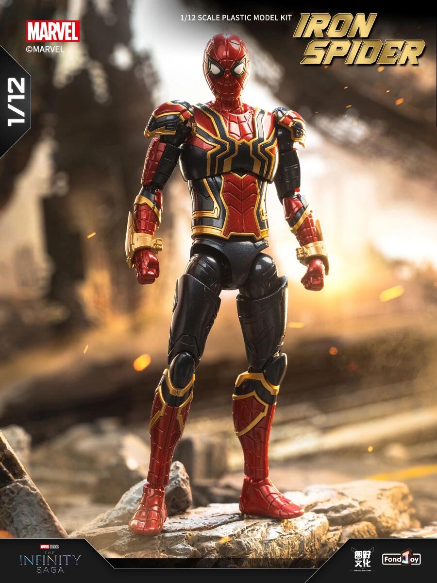 Fondjoy 1/12 Scale Infinity Saga Iron Spider Plastic Model Kit (DIY)
