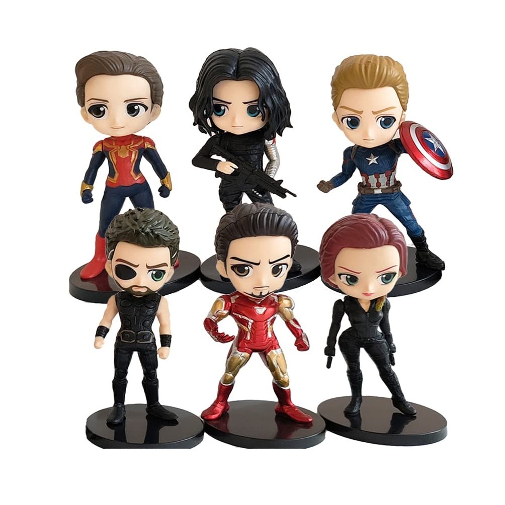 Avengers 6pcs Set Action Figure 10cm