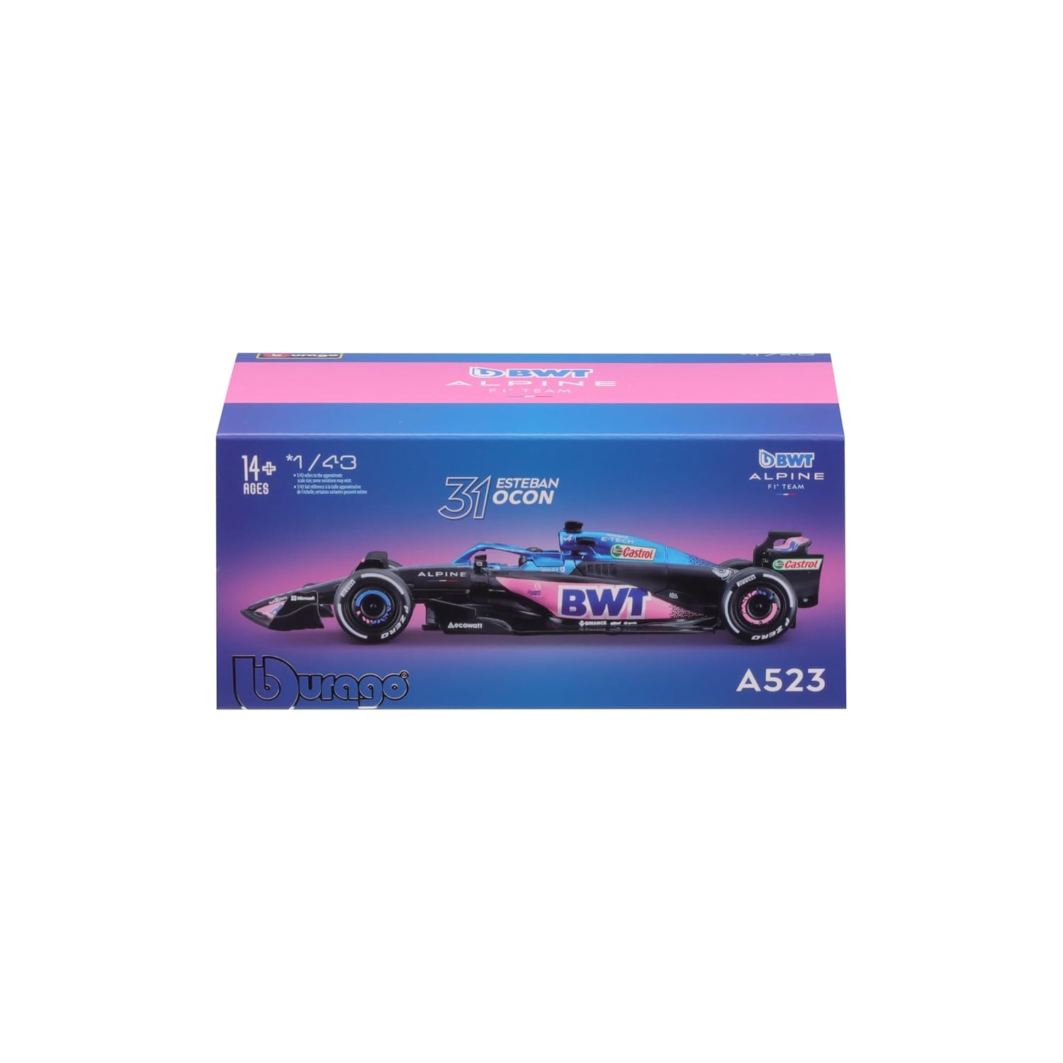 Bburago 1:43 F1 2023 Alpine F1 Team A523