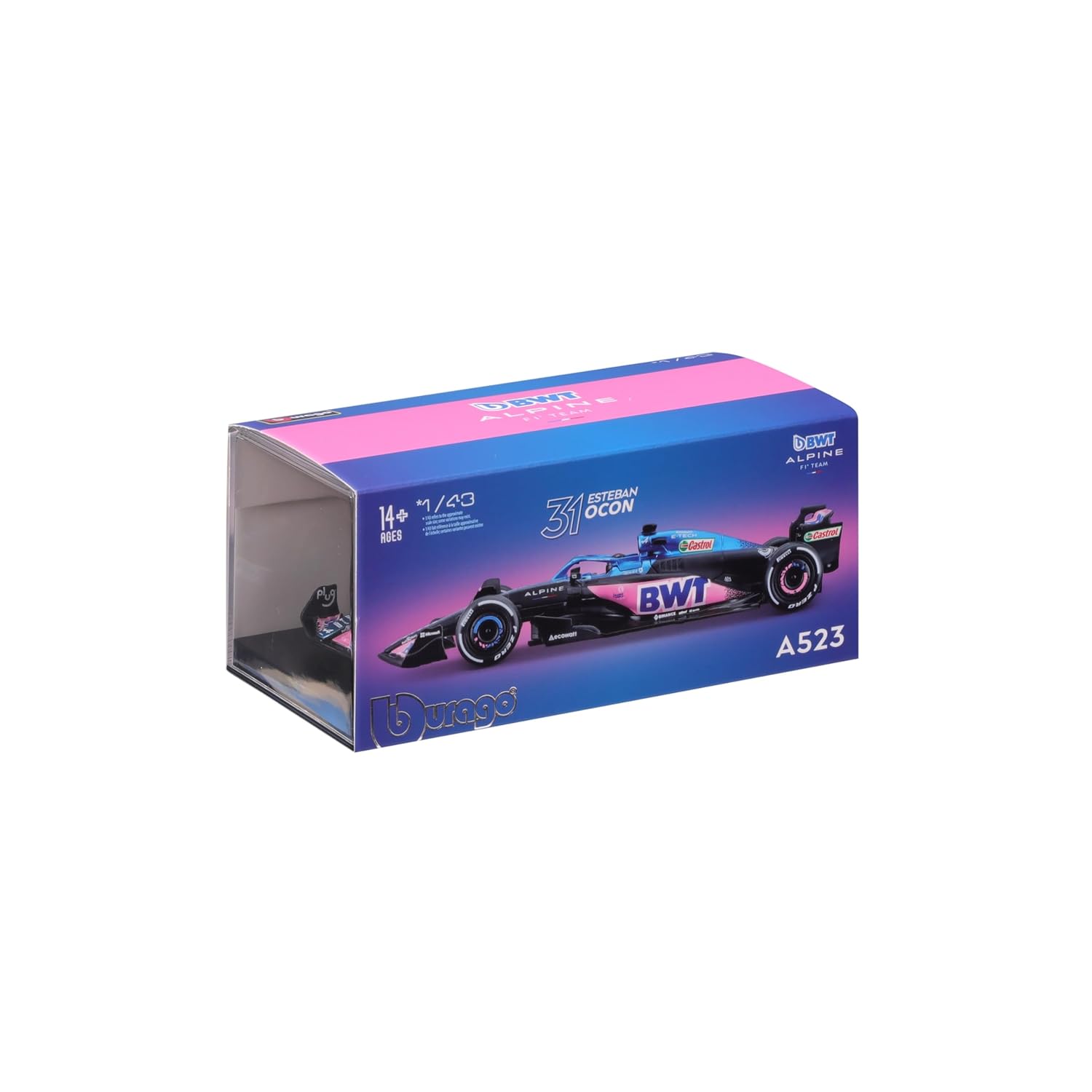 Bburago 1:43 F1 2023 Alpine F1 Team A523