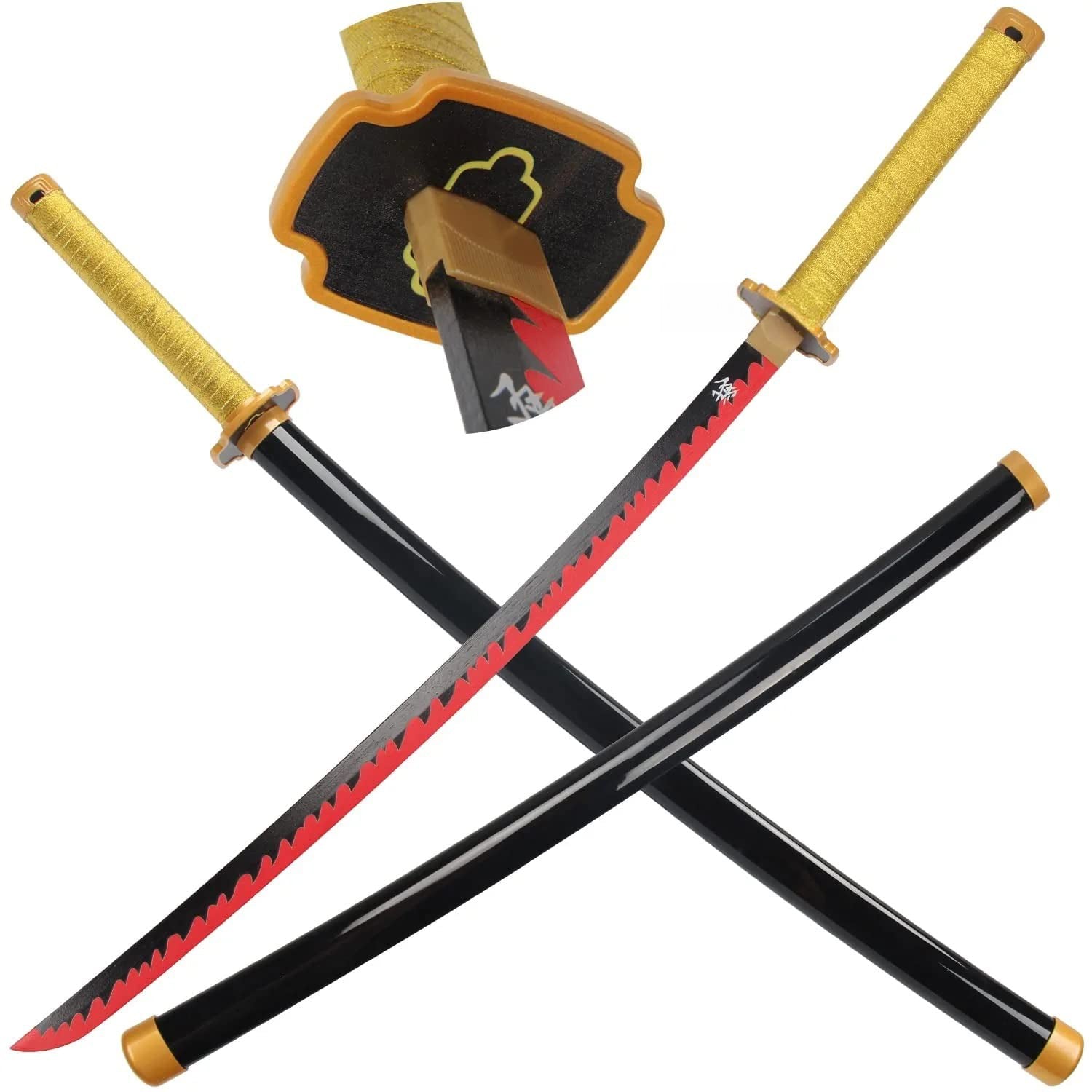Demon Slayer Tsugikuni Yoriichi Nichirin Wooden Katana 105 Cms