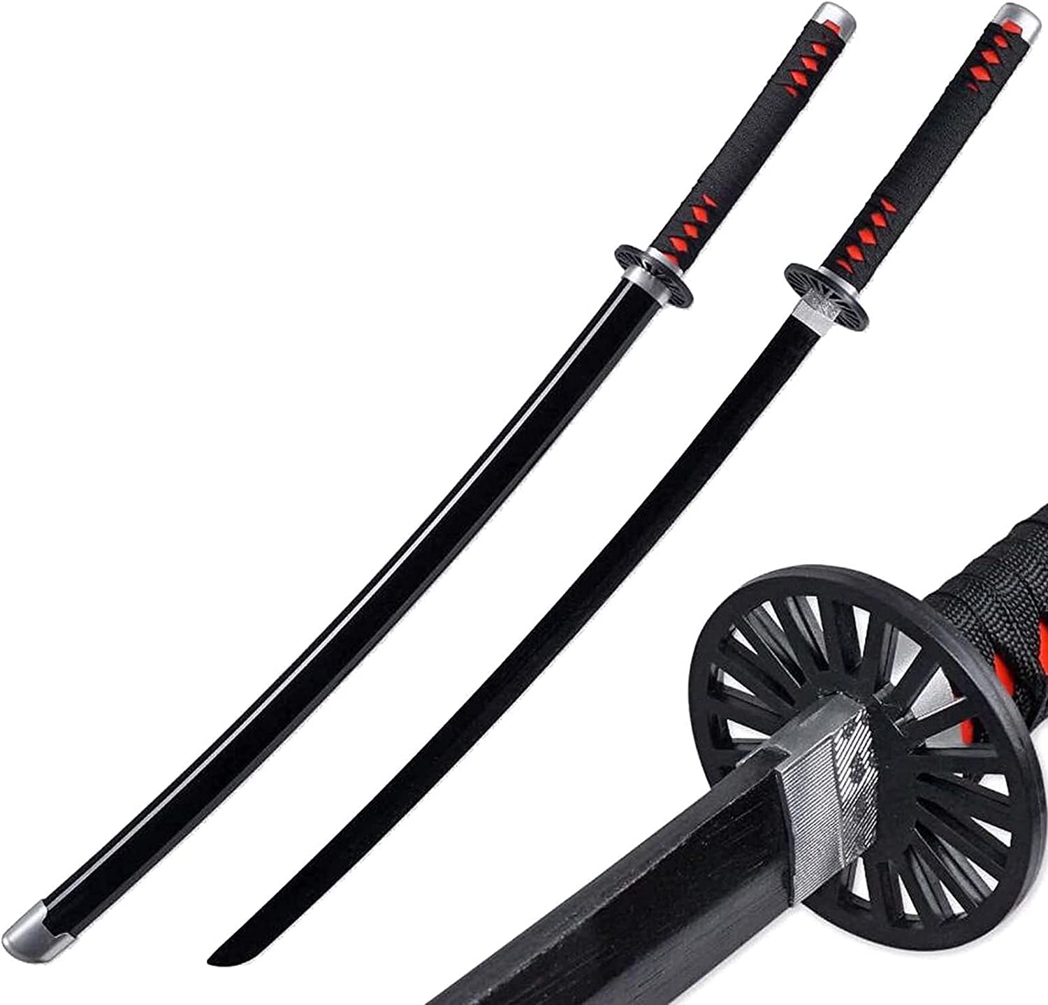 Red & black Satoman Tanjiro Kaigaku Sword 104cm