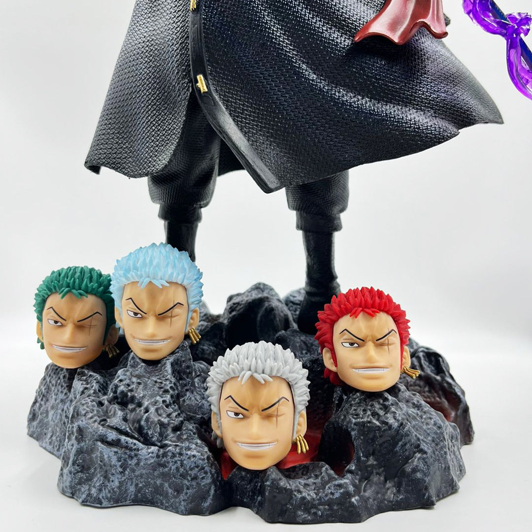 Roronoa Zoro (5 head) Action figure 50Cm - One piece