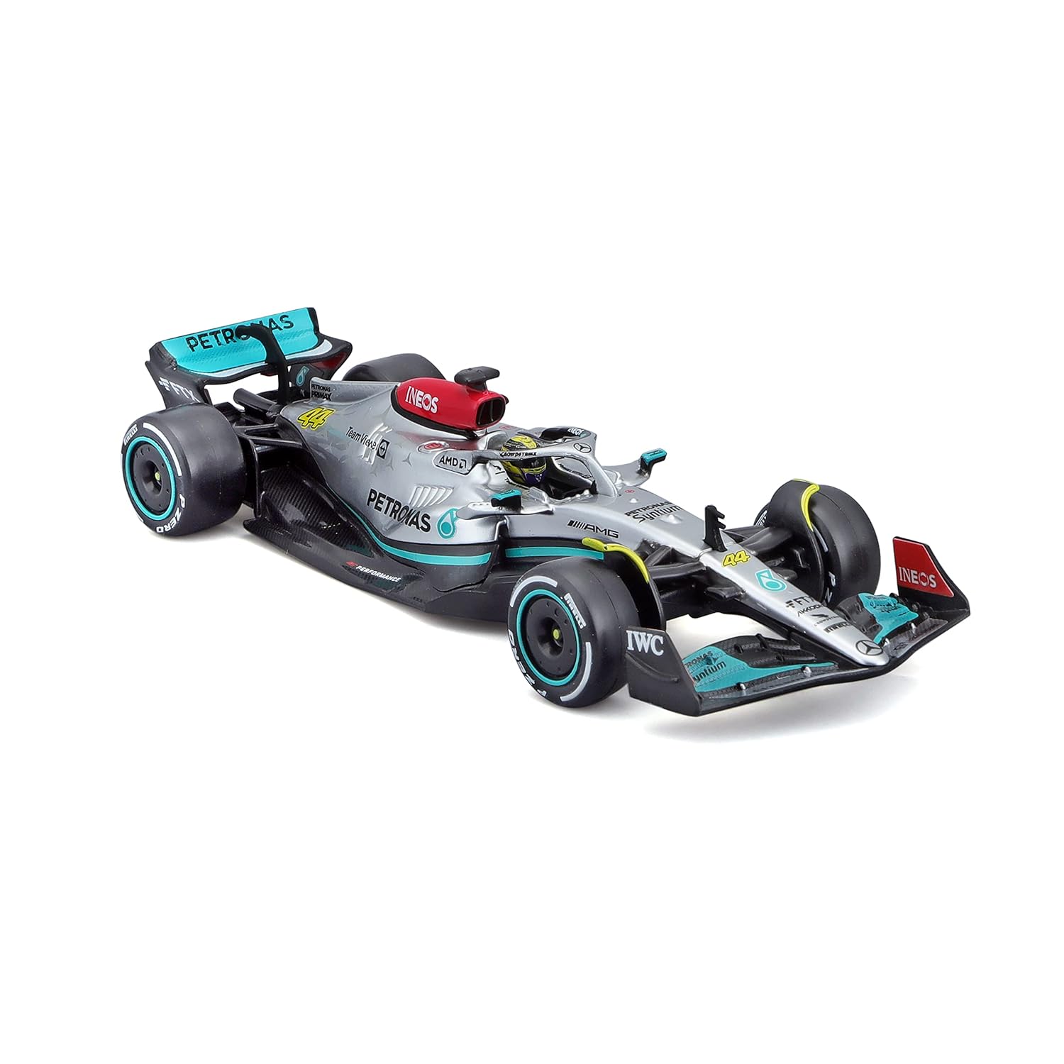 Bburago - 1/43 Scale Model Mercedes-AMG George Russell Formula One W13 #63