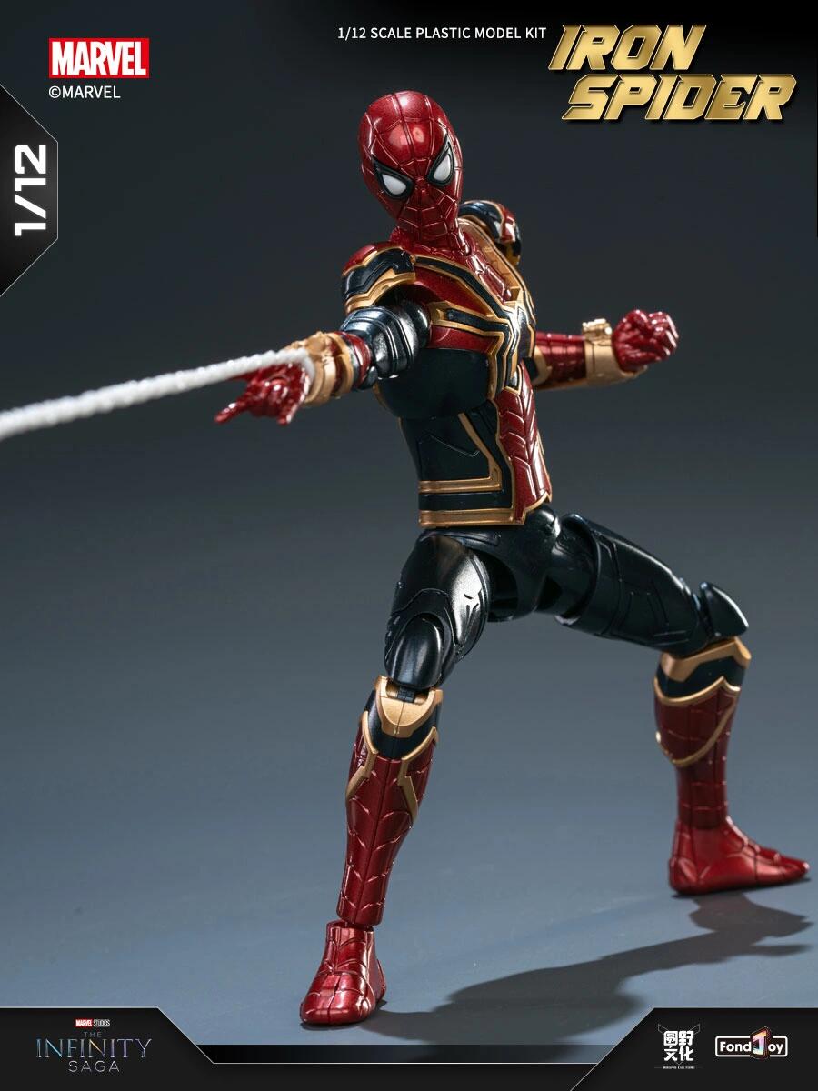 Fondjoy 1/12 Scale Infinity Saga Iron Spider Plastic Model Kit (DIY)