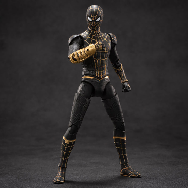 Spider Man-No Way Home Black and Gold Spider-Man 1/10 Action Figures