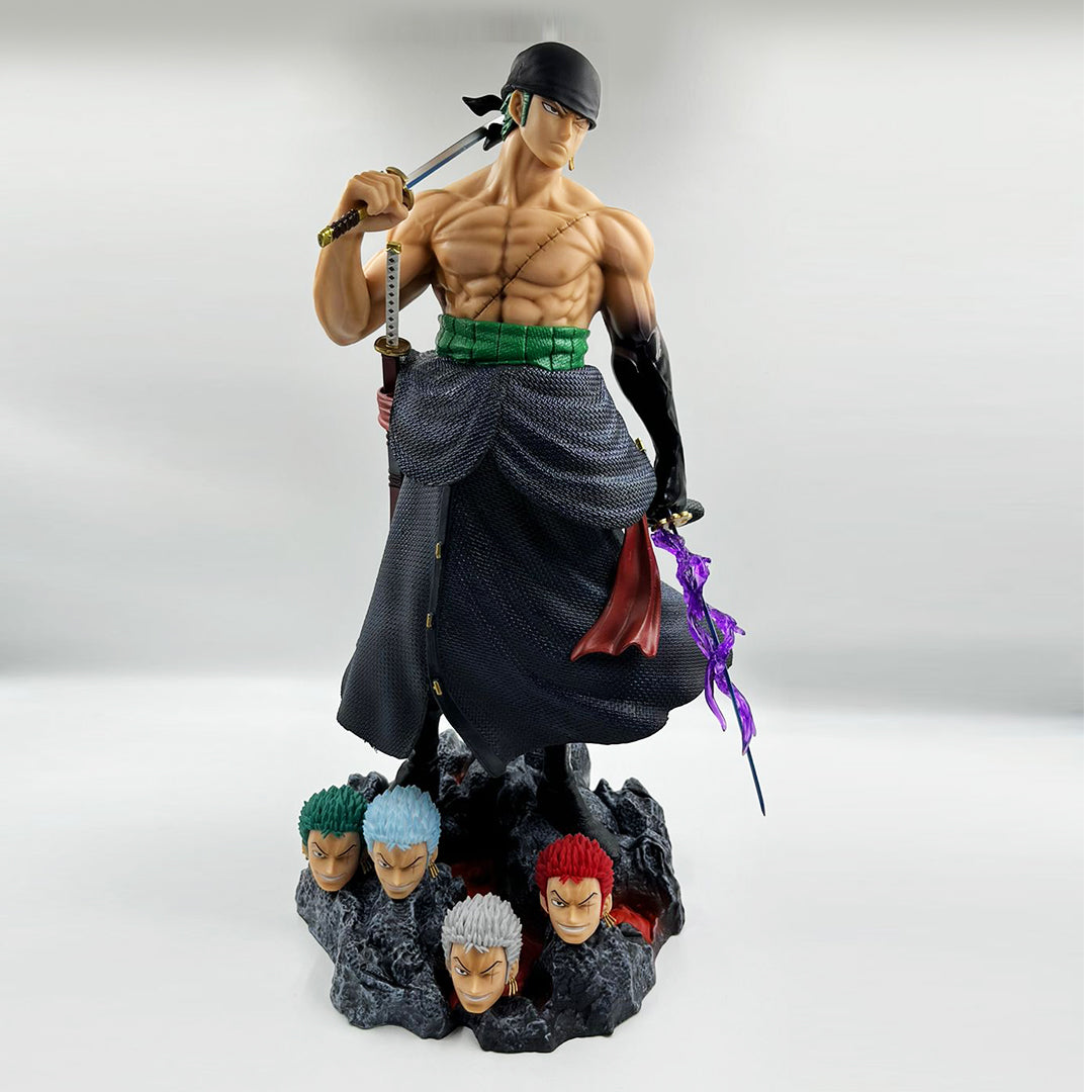 Roronoa Zoro (5 head) Action figure 50Cm - One piece