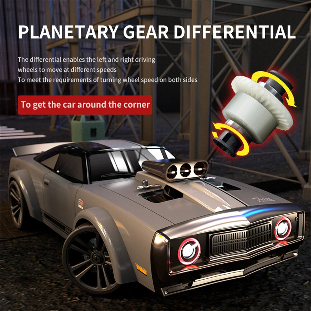 Pro RC Drift Car 2.4GHz, 1/16 Scale Car 4WD RC Cars Fast Drifting Car 60KM/H