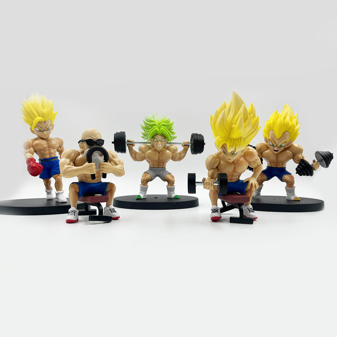 Dragon Ball Z Workouts Set of 5 Action Figure 14cm