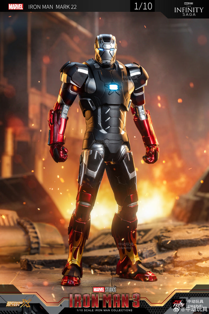 Marvel 10th Anniversary Edition - Iron Man MK22 not glow 1/10 Action Figures