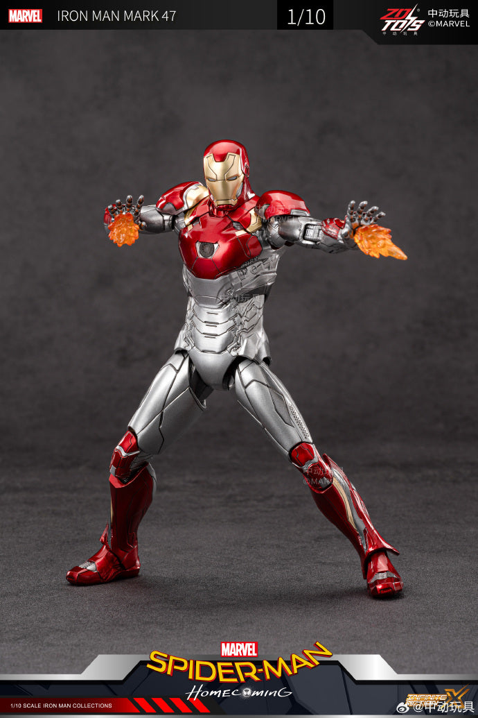 Marvel 10th Anniversary Edition - Iron Man MK47 not glow 1/10 Action Figures