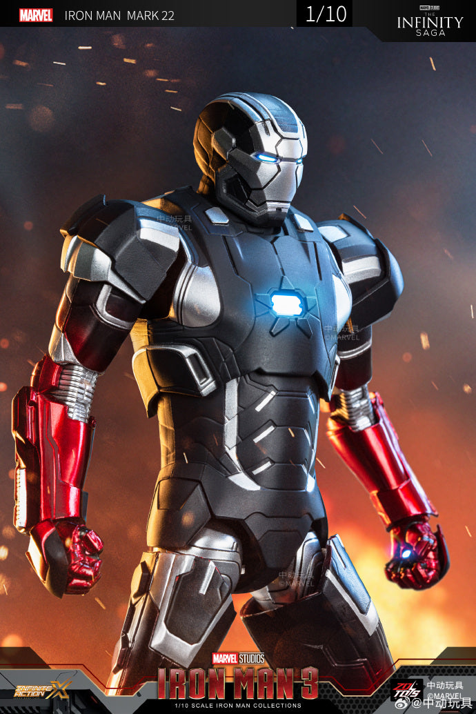 Marvel 10th Anniversary Edition - Iron Man MK22 not glow 1/10 Action Figures