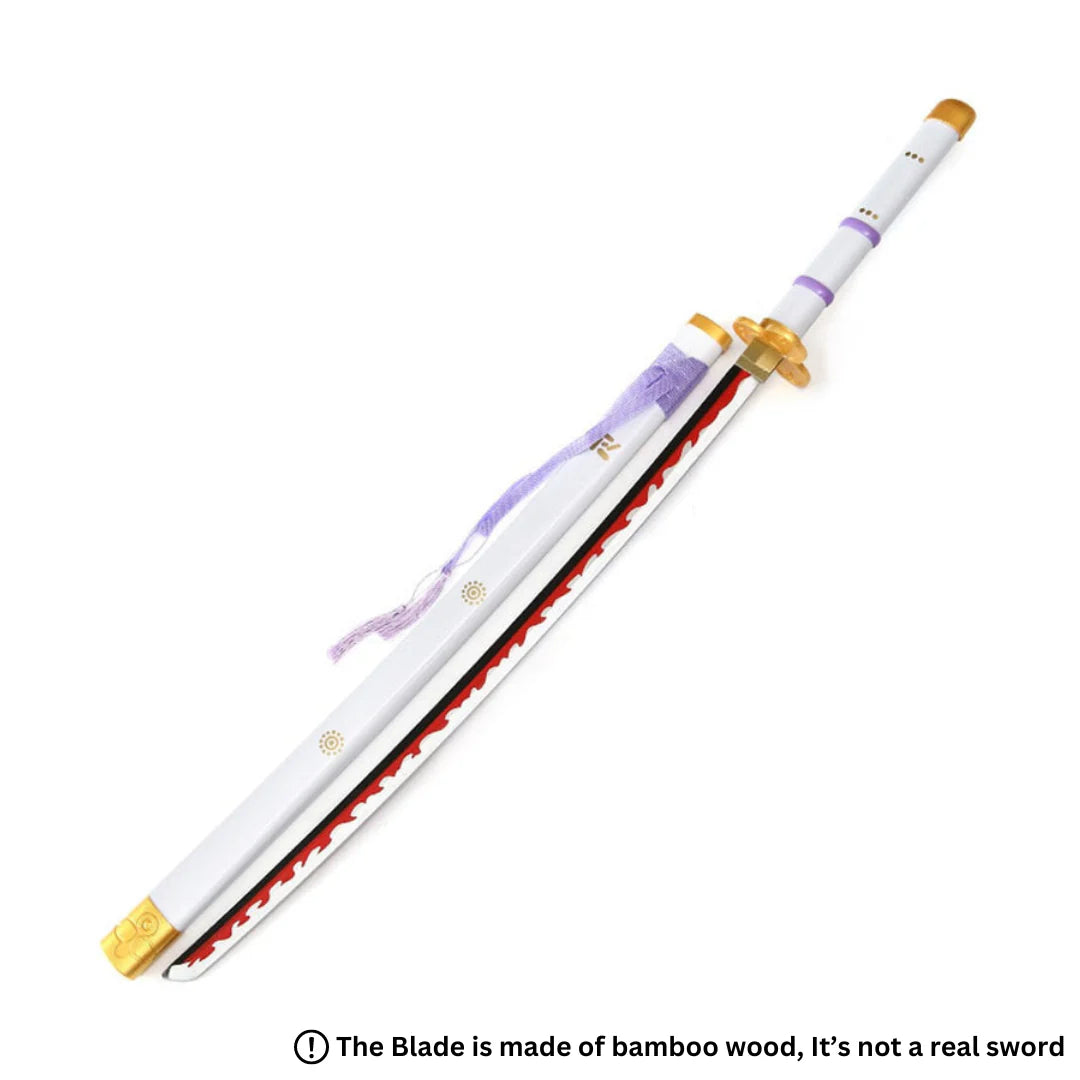 Kozuki Oden - Habakiri White Enma Katana 105 Cms