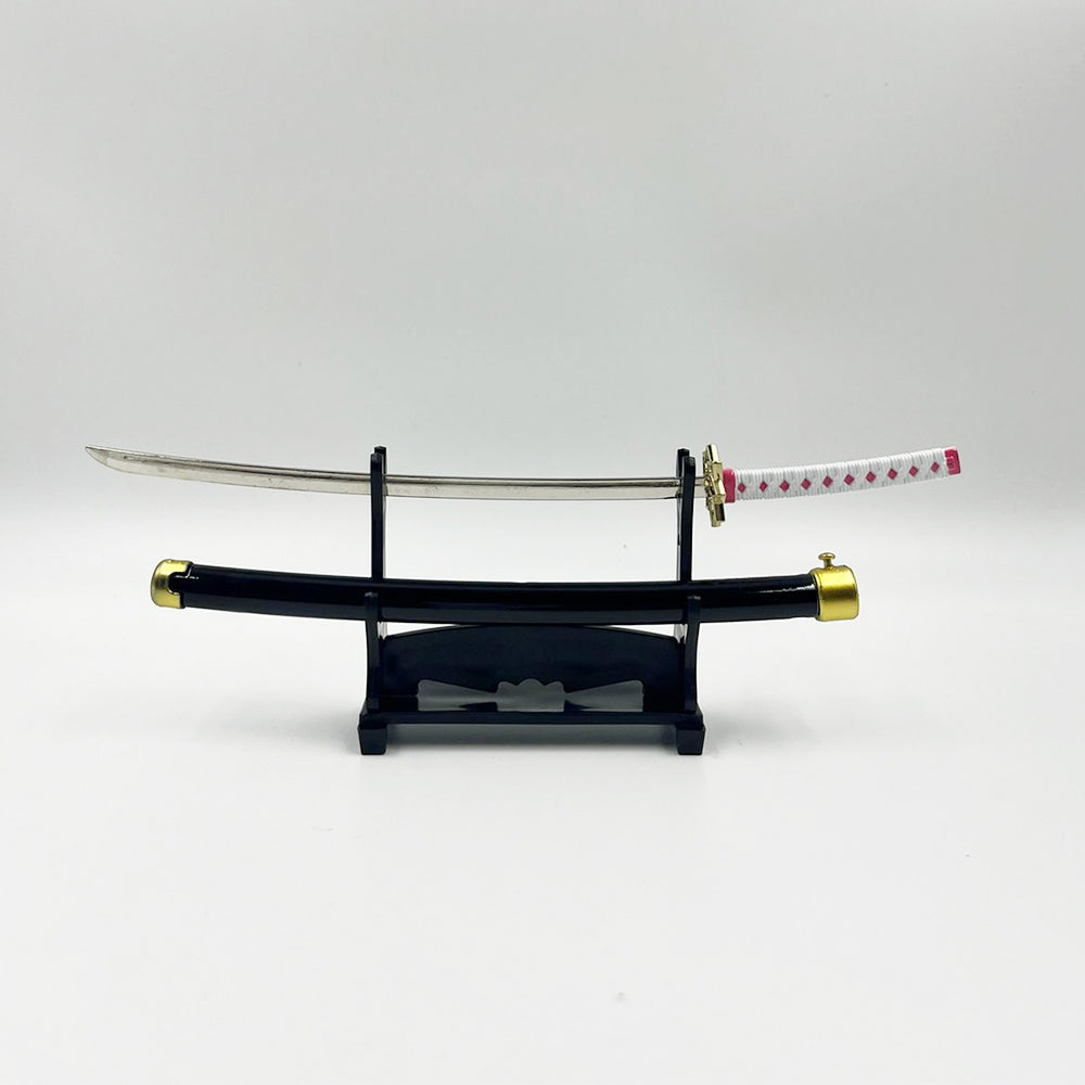 Katana Sword with Push Button openable in 25 cm (With Stand) K13