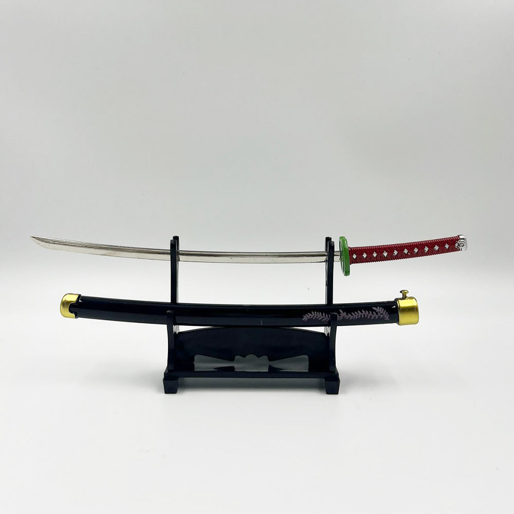 Katana Sword with Push Button openable in 25 cm (With Stand) K14
