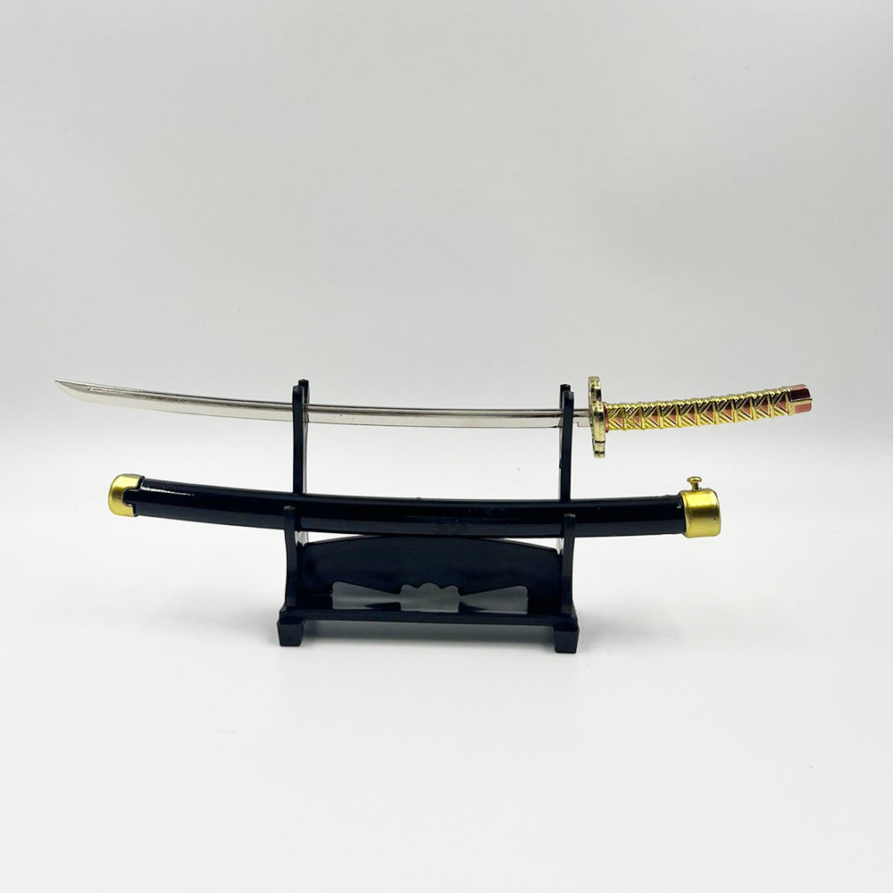 Katana Sword with Push Button openable in 25 cm (With Stand) K16