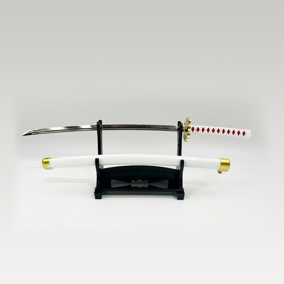 Katana Sword with Push Button openable in 25 cm (With Stand) K8