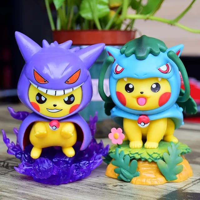 Pikachu Gengar Action Figure 13cm