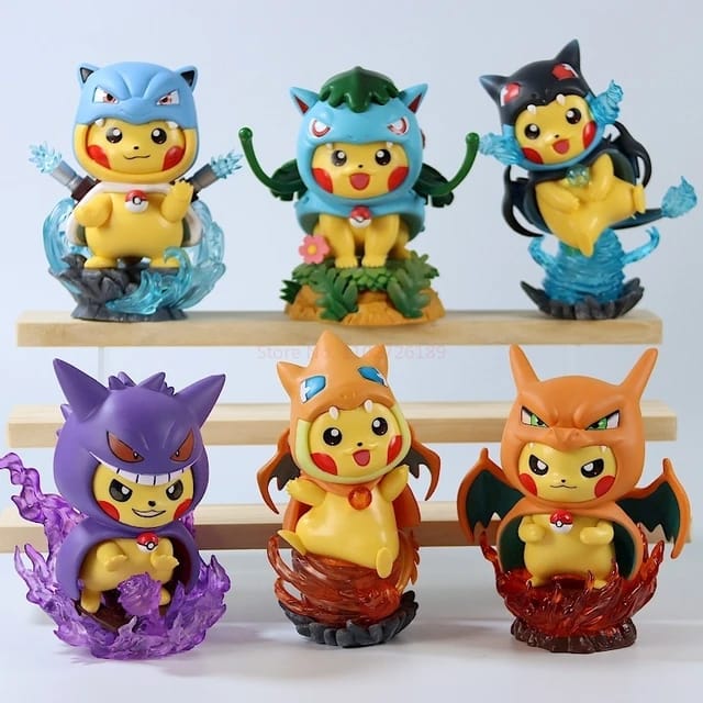 Pikachu Gengar Action Figure 13cm