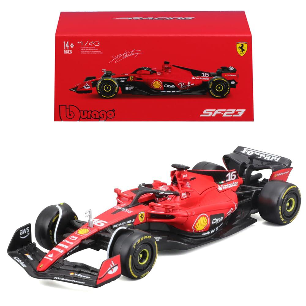 Bburago - 1/43 Scale Urban Circuit Ferrari F1 SF23 Car Model