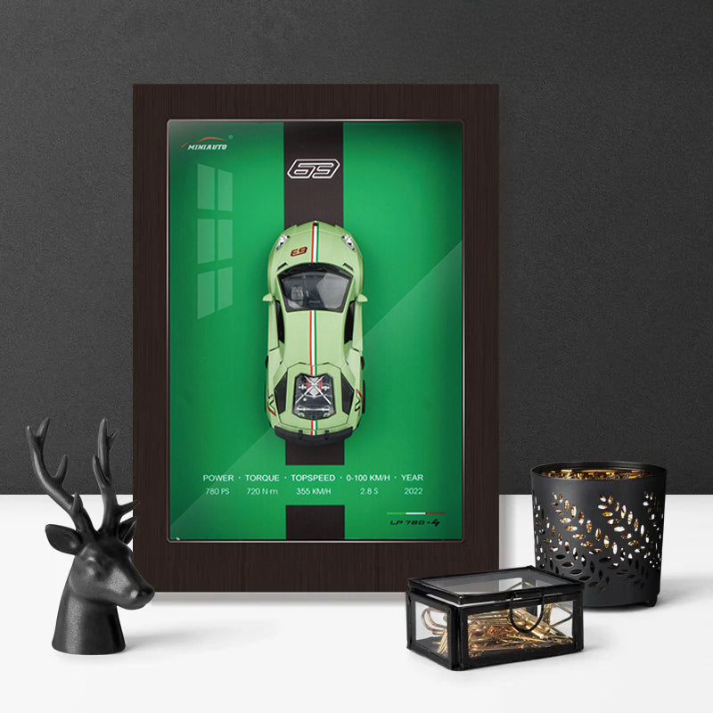 MiniAuto 1: 32 Diecast Metal 3D Car Frame Car Model (LP780-4)