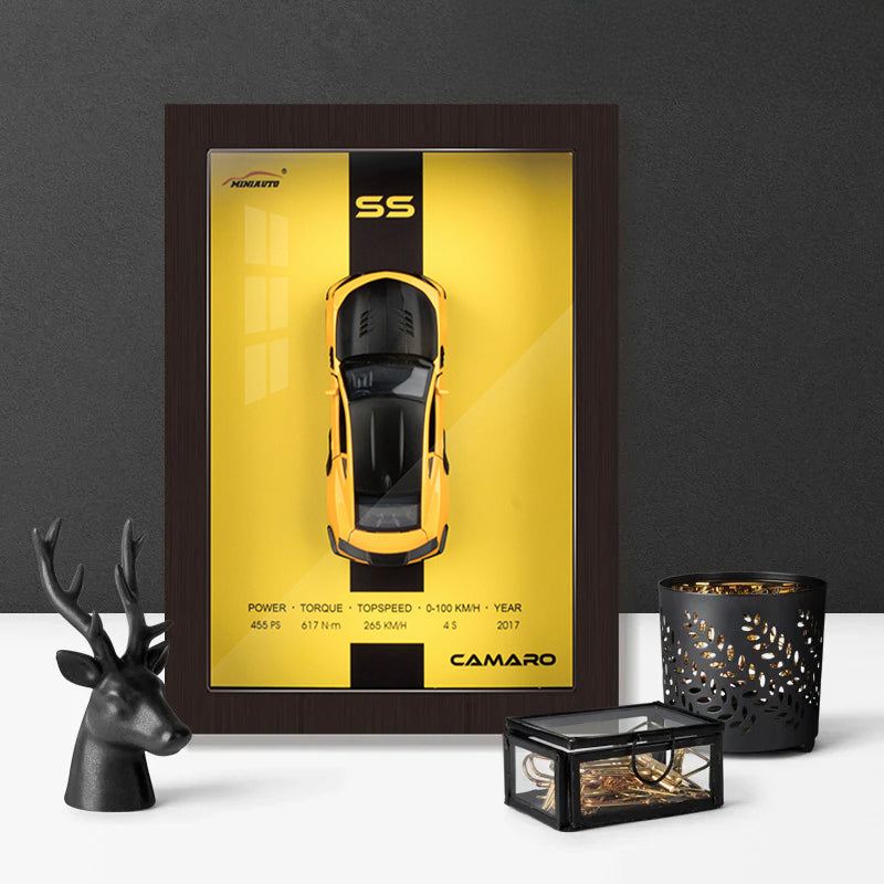 MiniAuto 1: 32 Diecast Metal 3D Car Frame Car Model (Camaro)